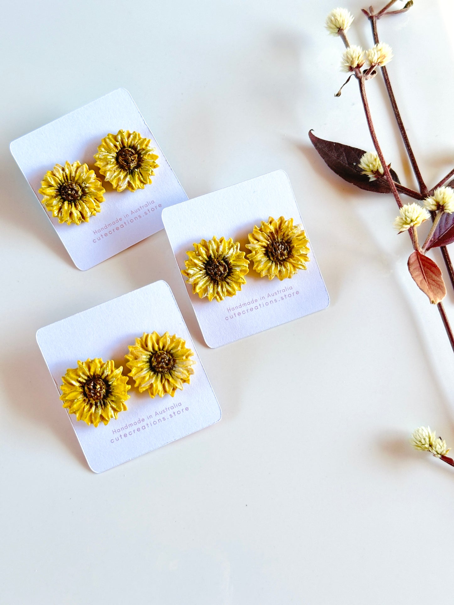 Sunflower Studs