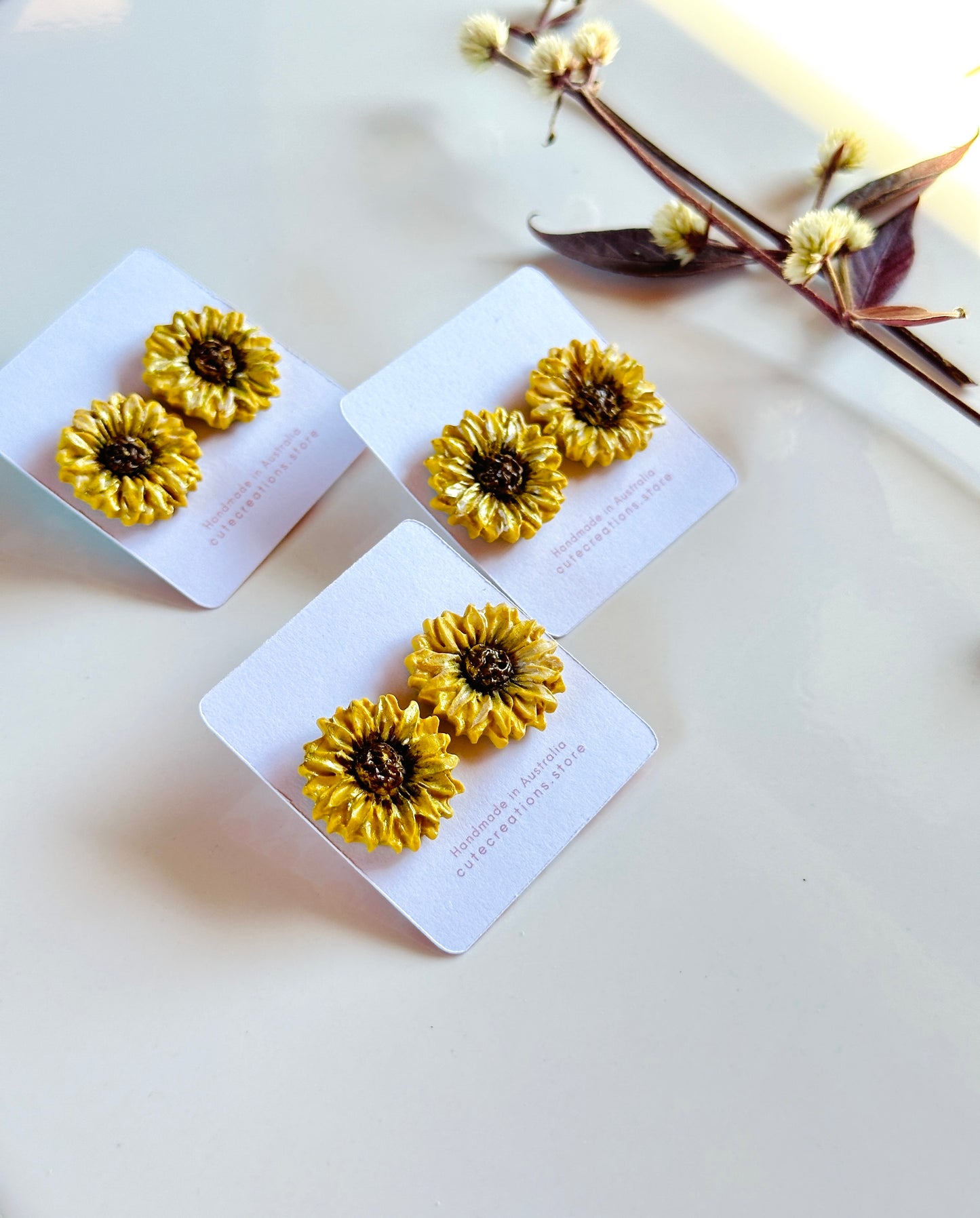 Sunflower Studs