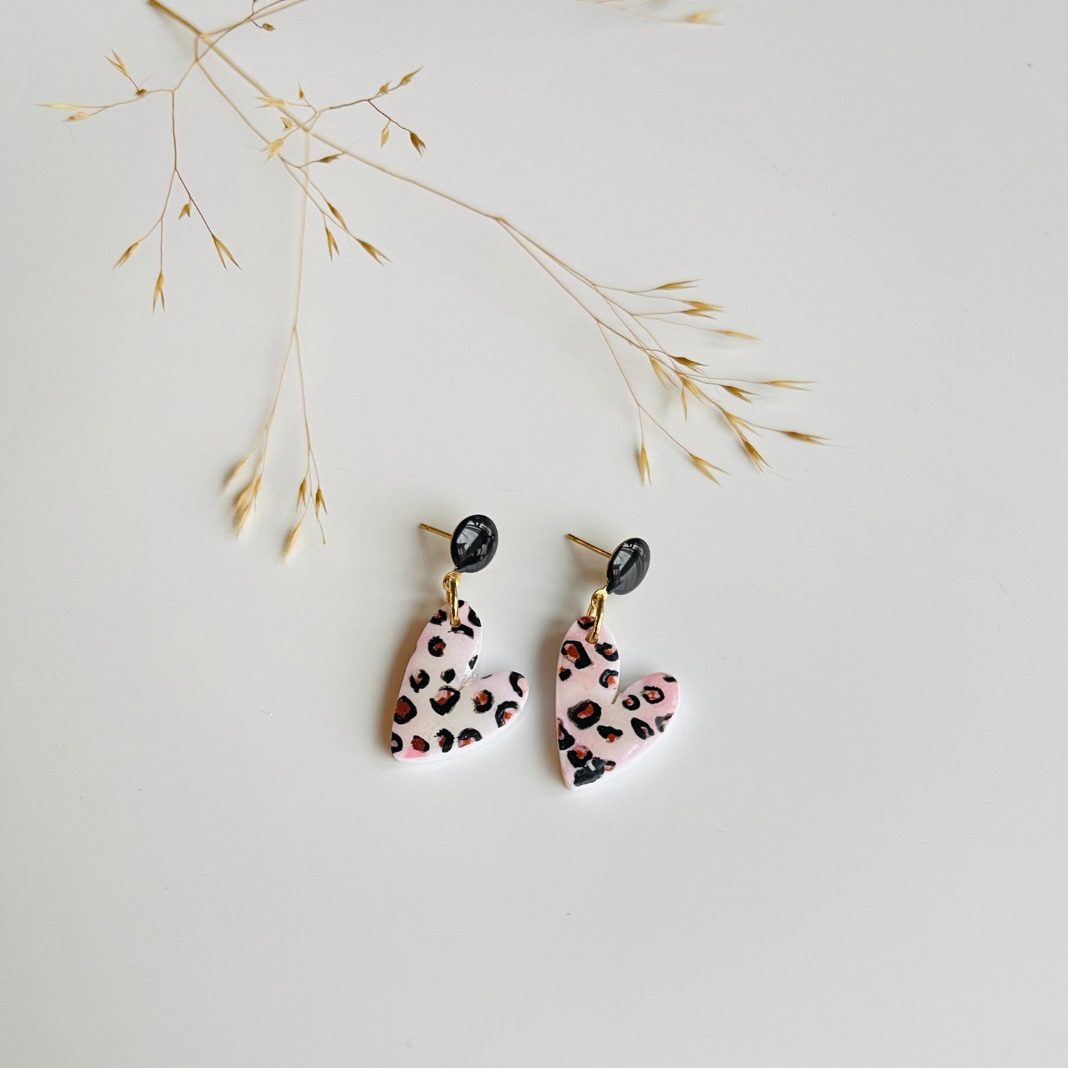 leopard print earrings