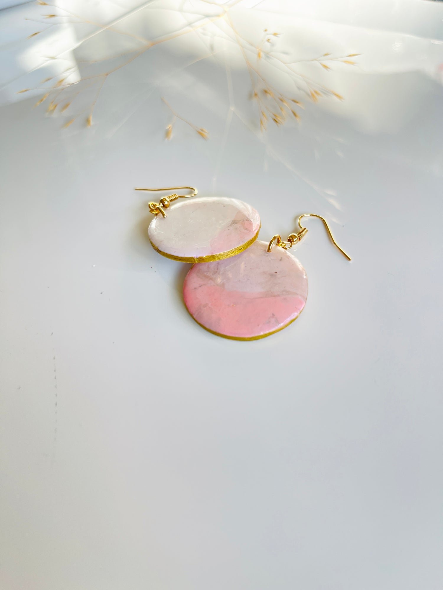 pink valentine earrings